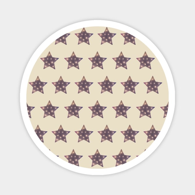 Wish Upon a Star pattern Magnet by mariacaballer